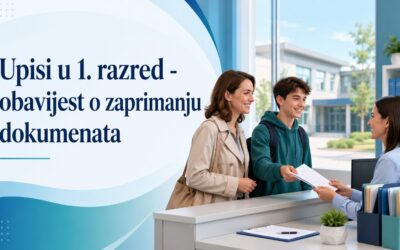 Obavijest za učenike koji ostvare pravo upisa u 1. razred