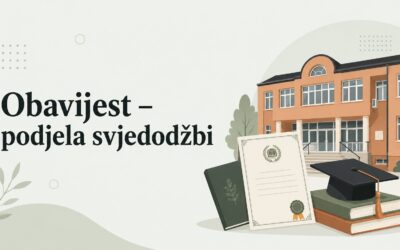 Podjela svjedodžbi za učenike prvih, drugih i trećih razreda